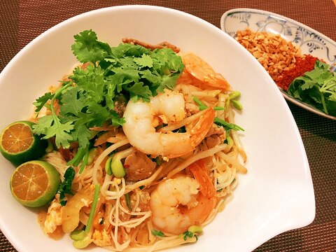 タイ料理 おそうめんのパッタイ